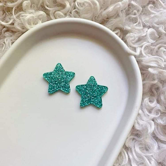Rounded Point Star 30mm Dangles