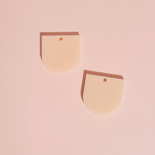 Bunting Pair of 20mm Blanks with one hole.
