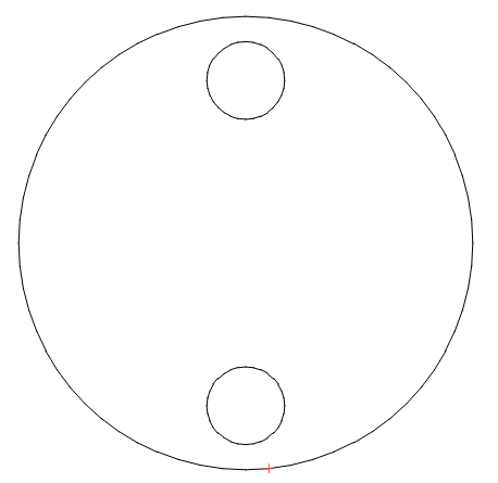10mm Circle Pair of Earring Blanks with TWO Holes