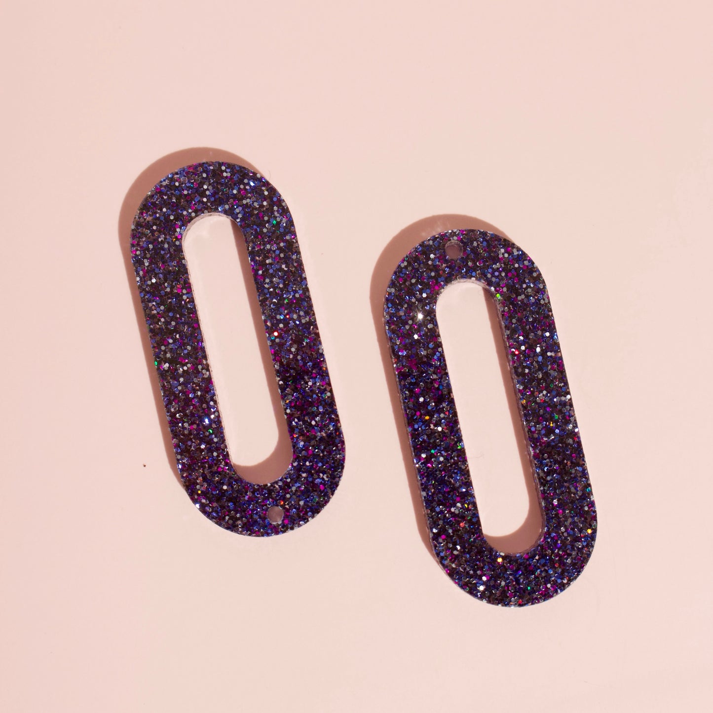 Open Oval Dangles Pair