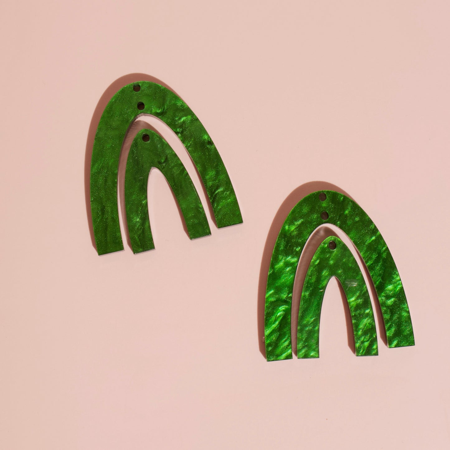 Pair of Smooth Nested Rainbow Arches