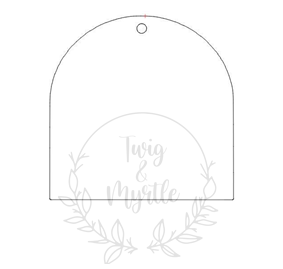 Inverted Bunting Pair of 20mm Blanks with one hole.