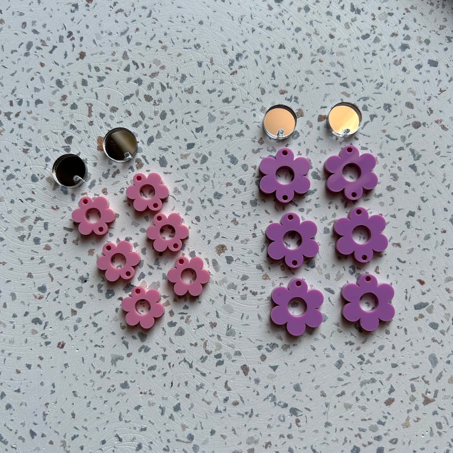 Waterfall Daisies Dangles