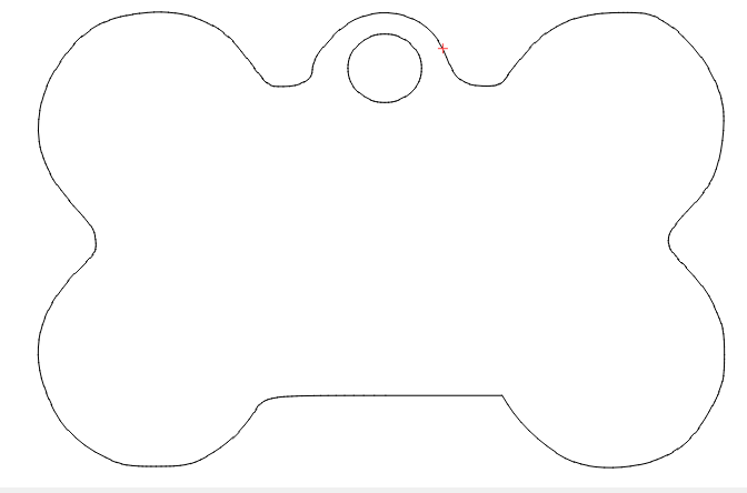 Dog Bone Keychain Blank