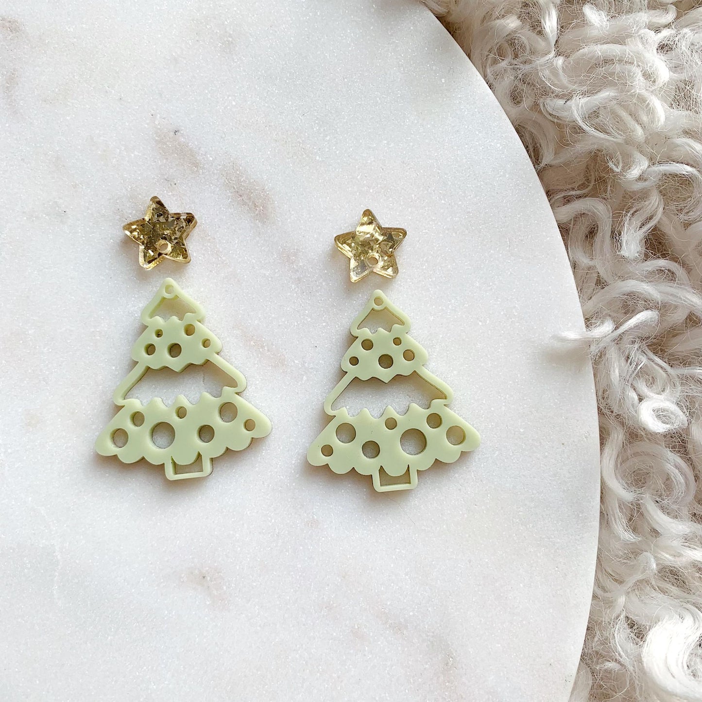 Dotty Fir Tree Dangles