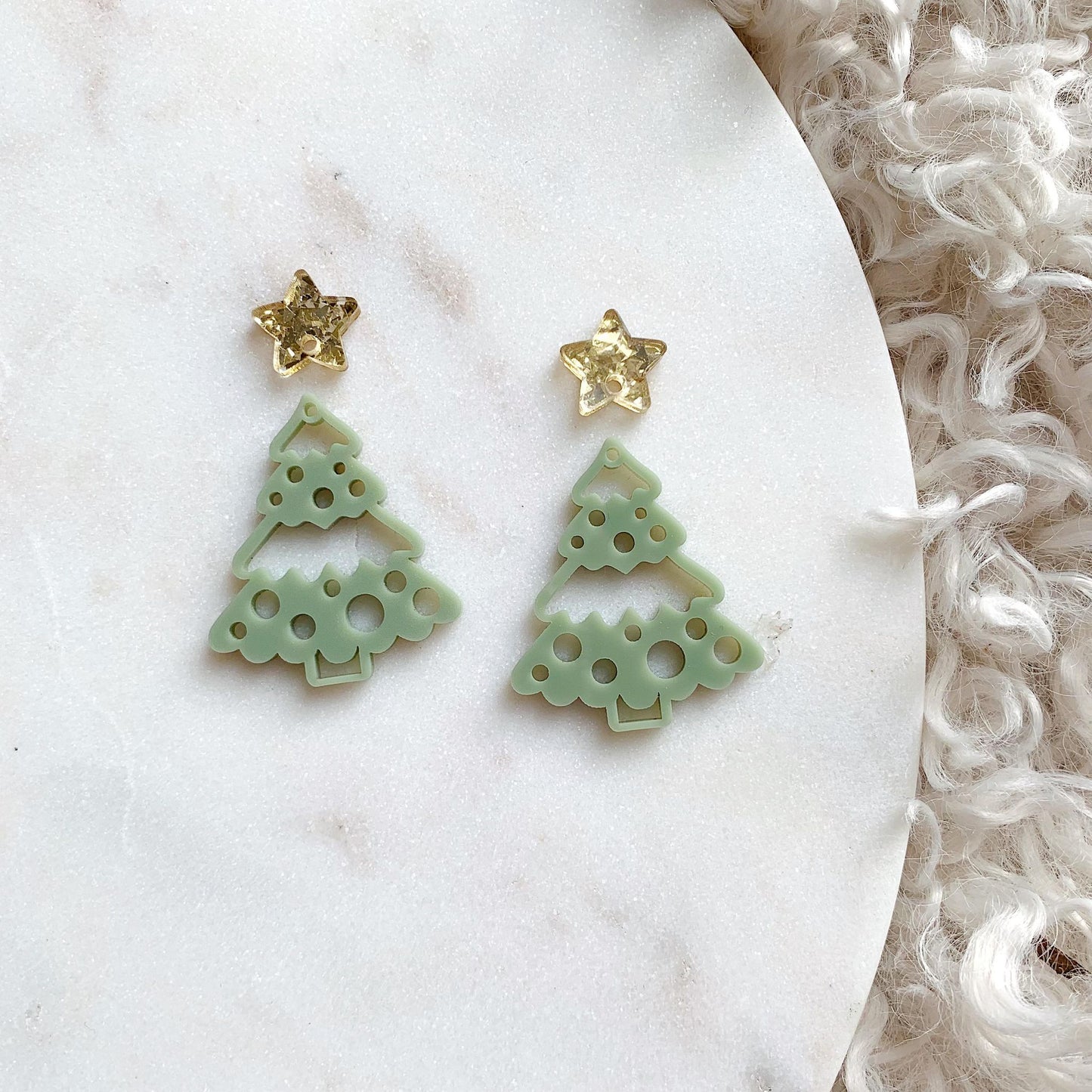 Dotty Fir Tree Dangles