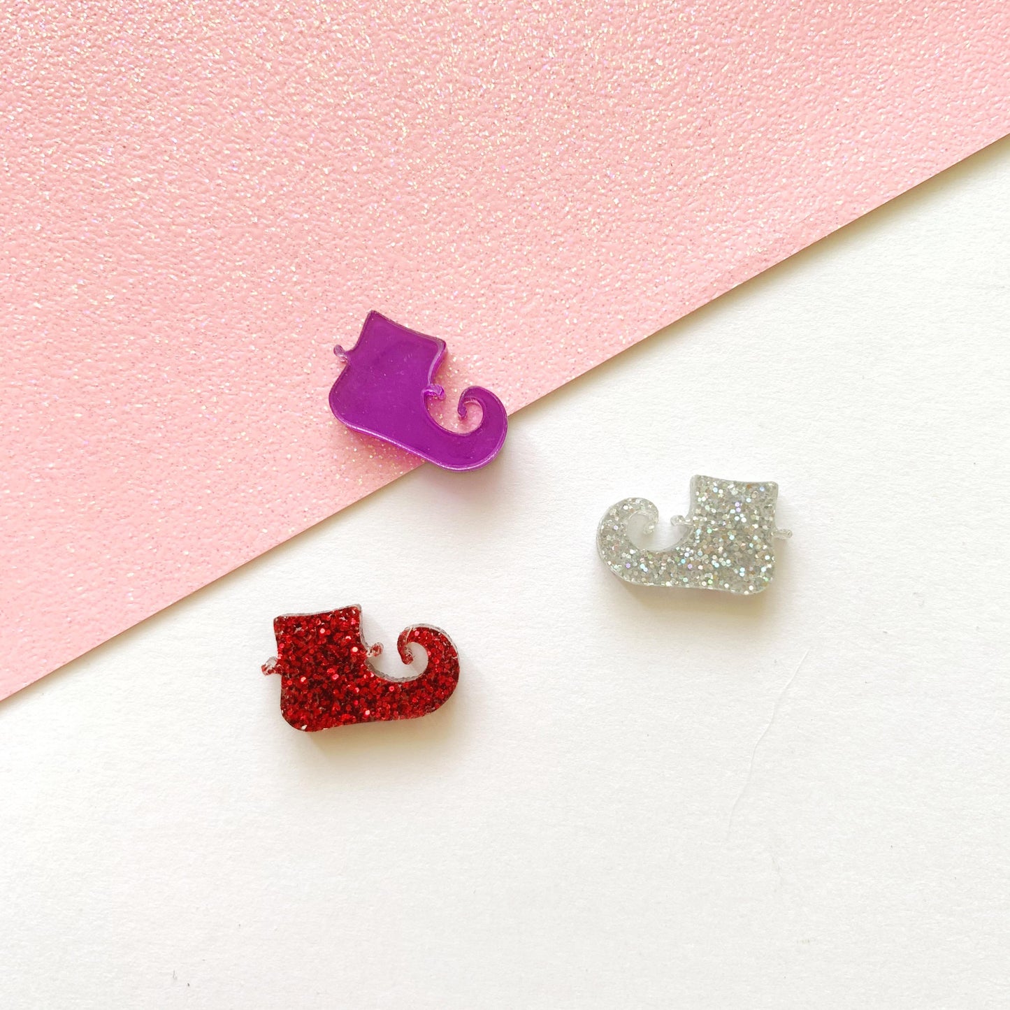Pair of Christmas Elf Earring Stud Blanks