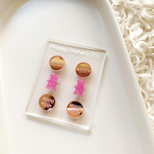 Set of 5 Travel Earring Holders