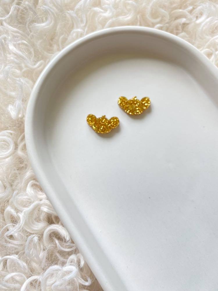 Koala Head Pair of Stud Blanks