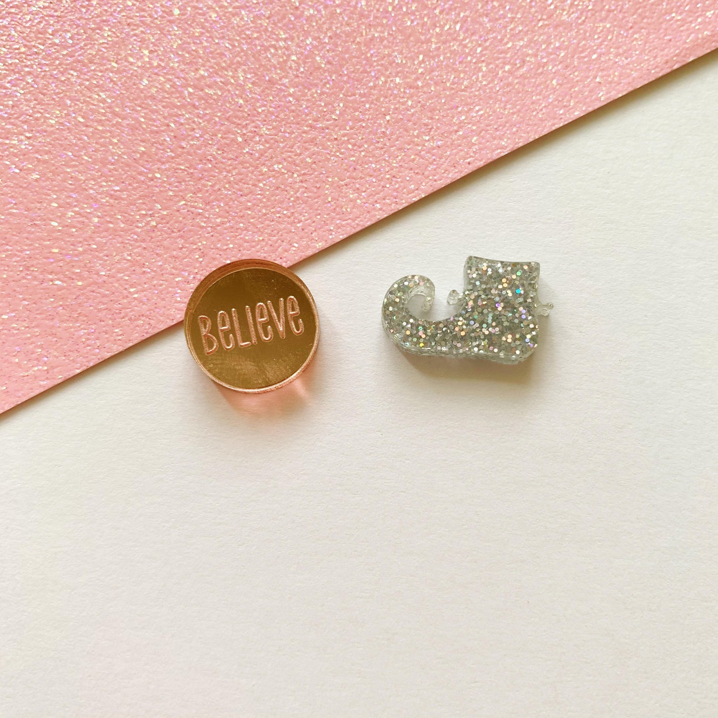 Pair of Believe Earring Studs