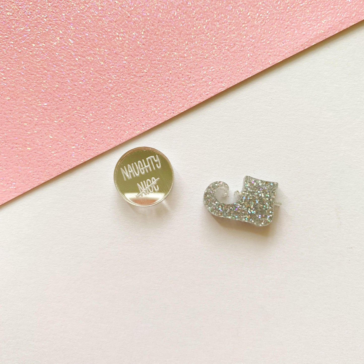 Pair of Christmas Elf Earring Stud Blanks