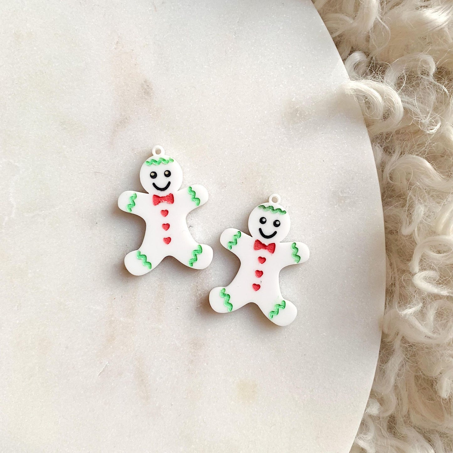 Gingerbread Man - Paint Fill Dangles