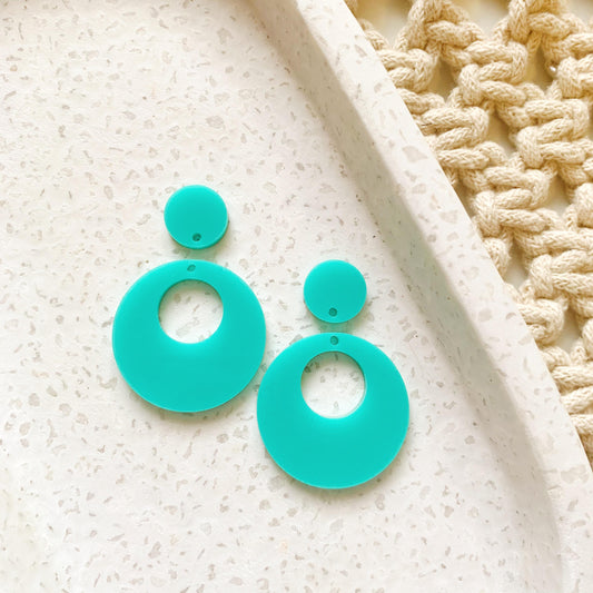 Retro Circle Duo Pair of Blanks