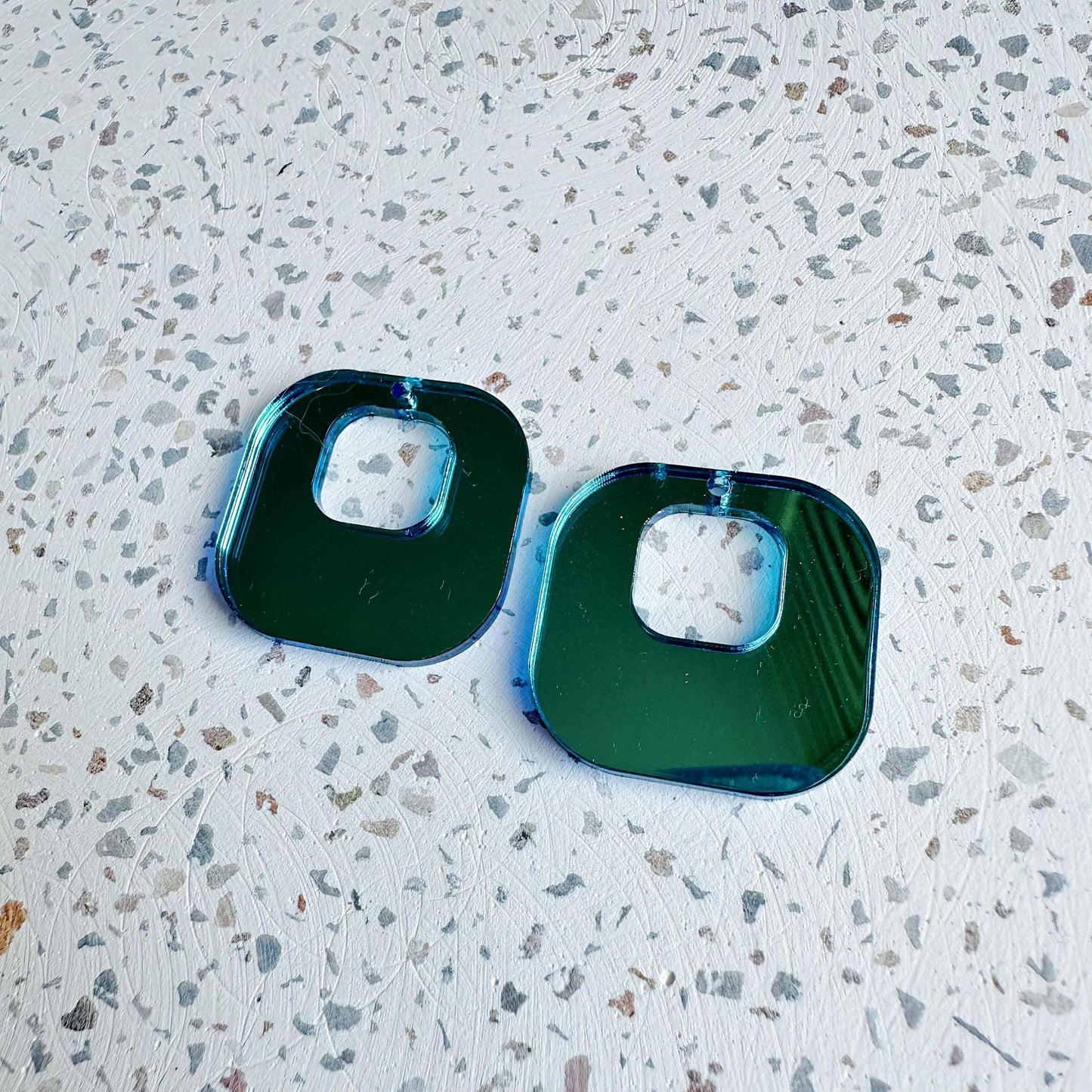 Retro Square 30mm Dangles