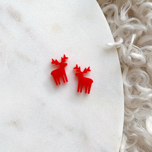 Scandi Reindeer Studs