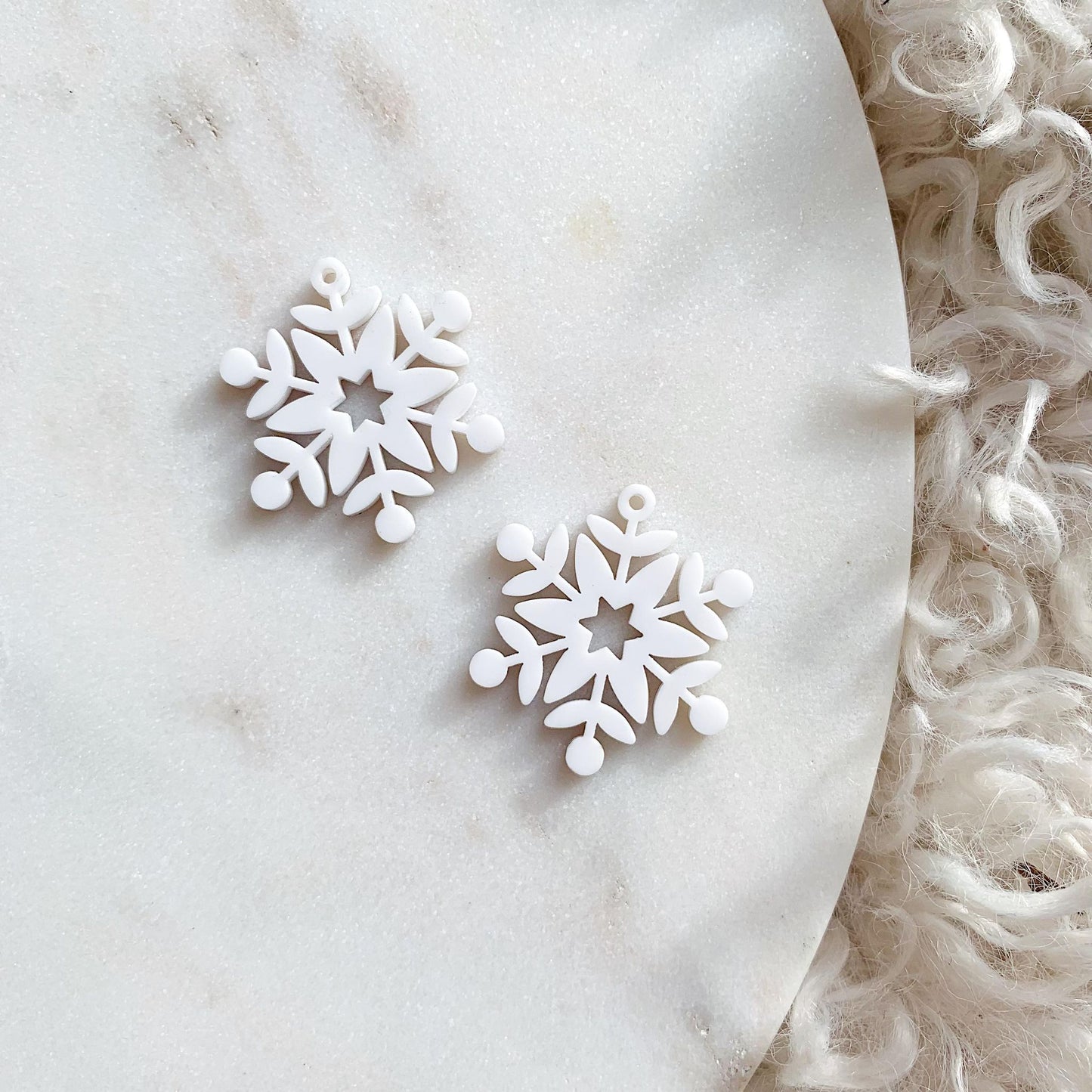 Scandi Snowflake Dangles