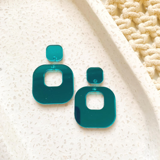 Retro Square Duo Pair of Blanks