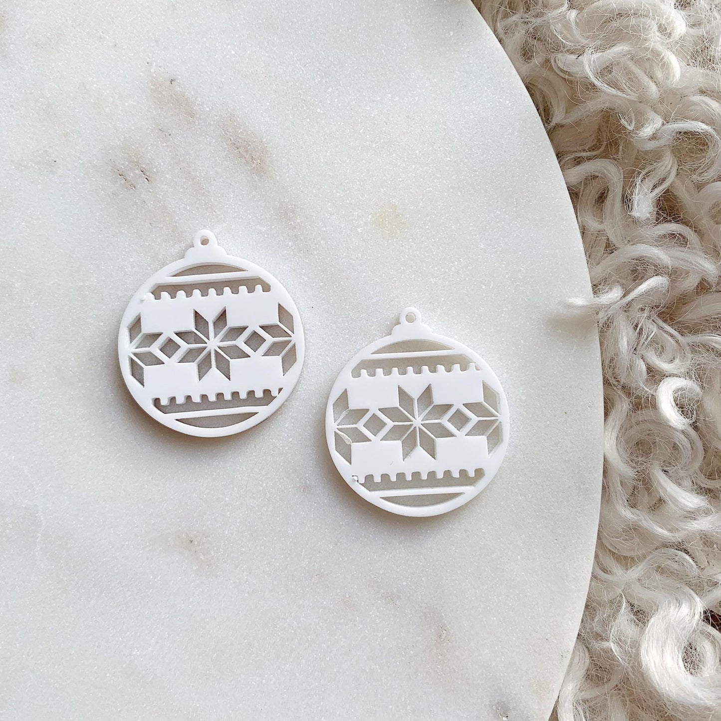 Ugly Sweater Bauble Dangles