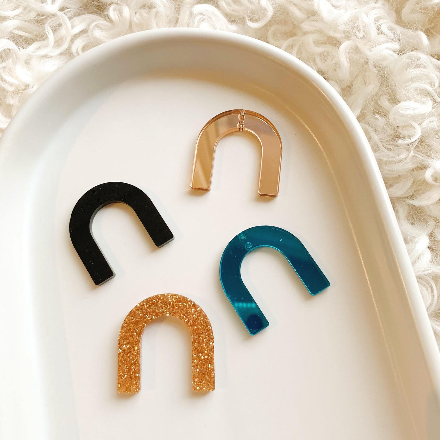 Wide Arch Pair 30mm Dangle Blanks