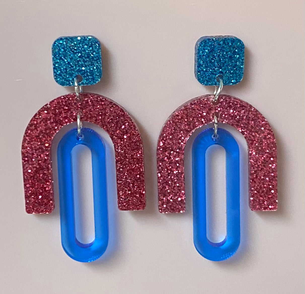 Narrow Open Oval Pair Dangle Blanks