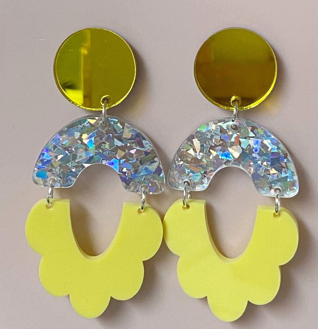 Statement 20mm Circle Studs with Holes