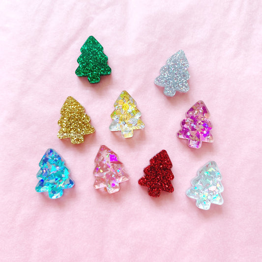 Blank Pair 15mm Christmas tree studs