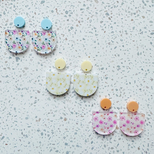 Printed 25mm Rounded Bunting Dangles