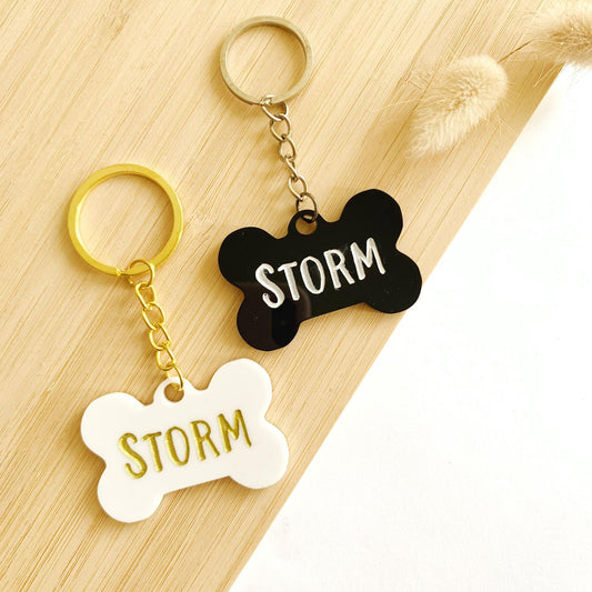 Dog Bone Keychains