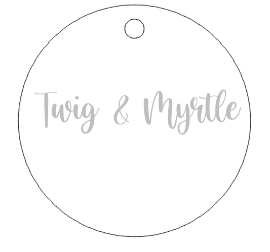 30mm Circle with Hole