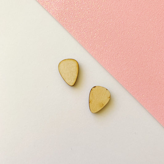 Pair of Candy Corn 15mm Stud Blanks