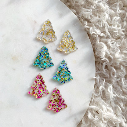 Fir Christmas Tree Pair of Dangles