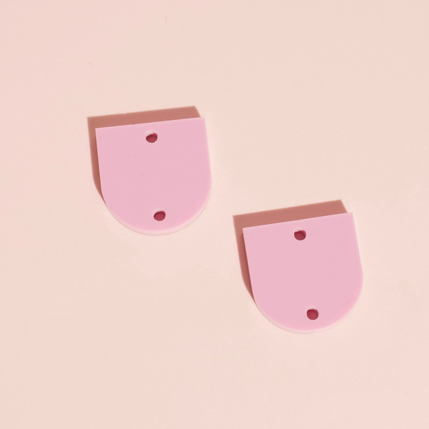 Bunting Pair of 15mm Blanks with 2 Holes