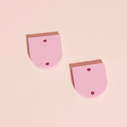Bunting Pair of 15mm Blanks with 2 Holes