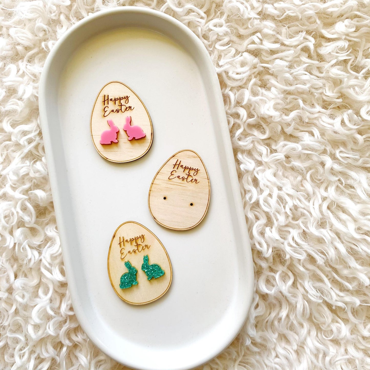 Easter Egg Earring Gift Display Cards