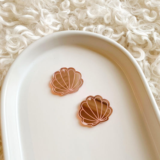Seashell Dangles Pair of Engraved Blanks