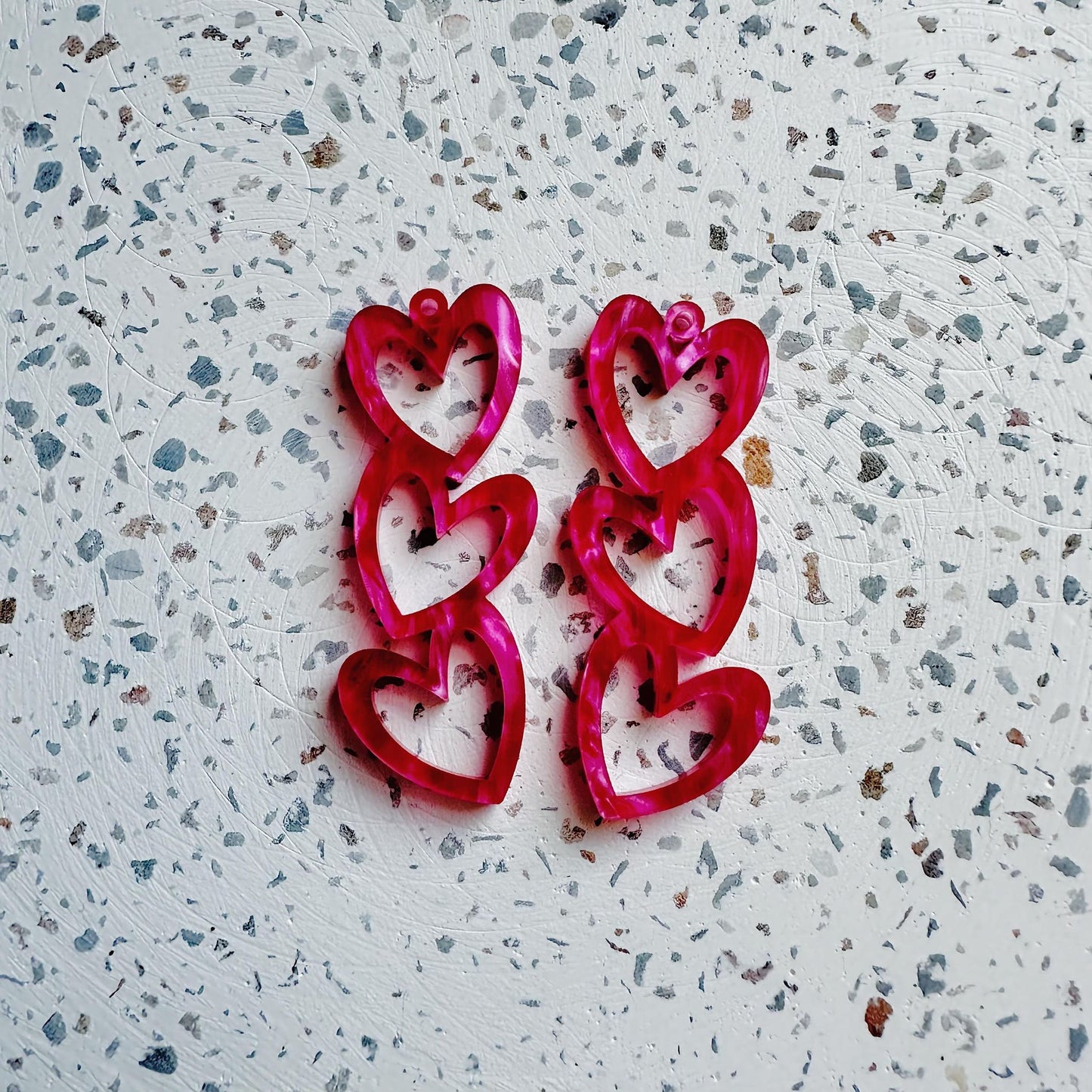 Entwined Hearts Dangles