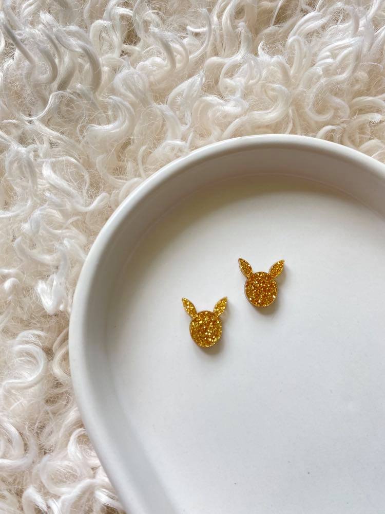 Kangaroo Head Pair of Stud Blanks