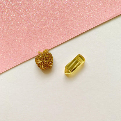 Pair of Apple Earring Stud Blanks