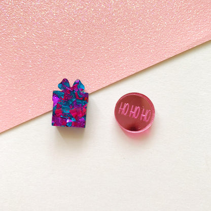 Pair of Present Earring Stud Blanks