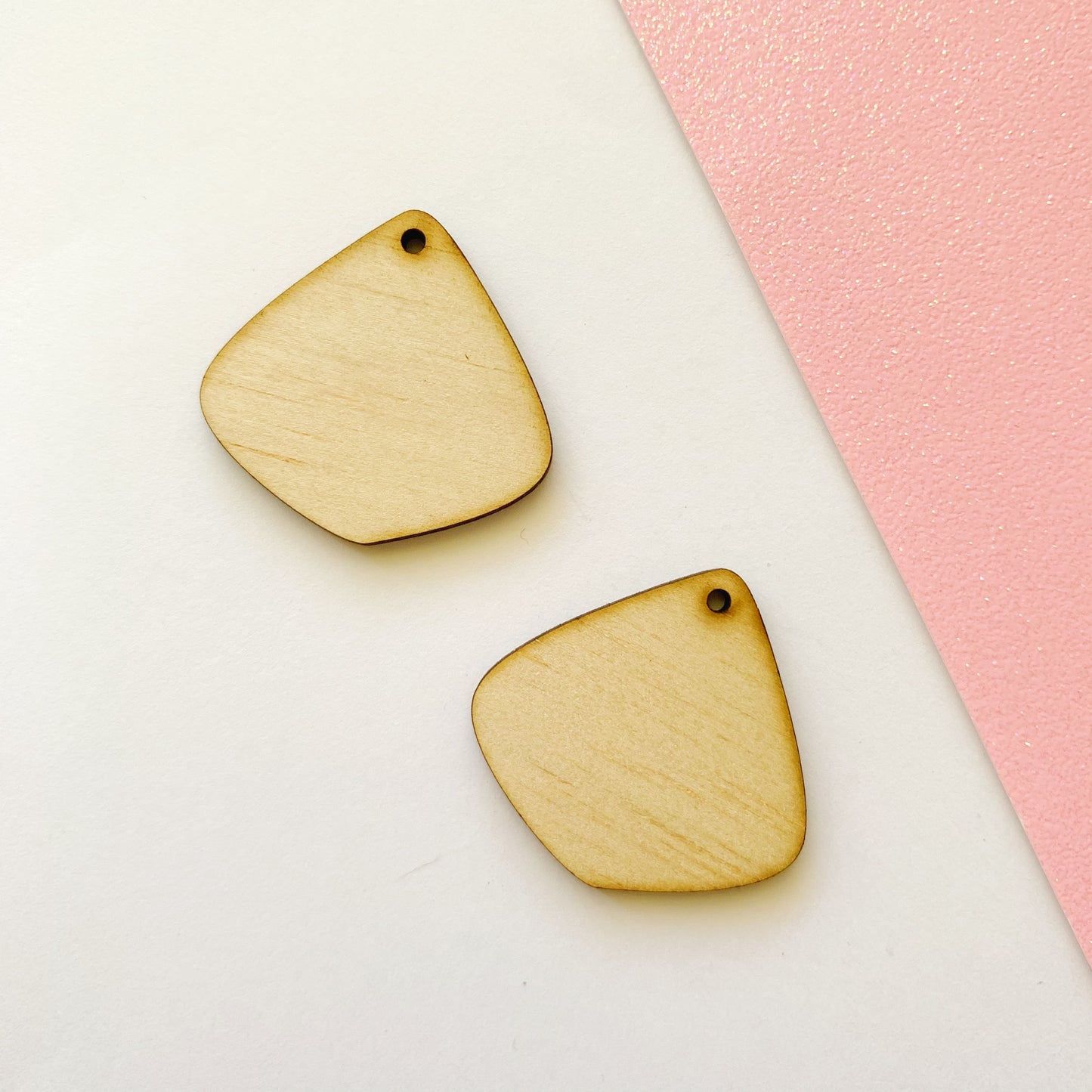 Pair of 35mm Modern Teardrop Dangles