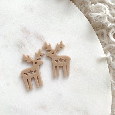 Scandi Star Reindeer Dangles
