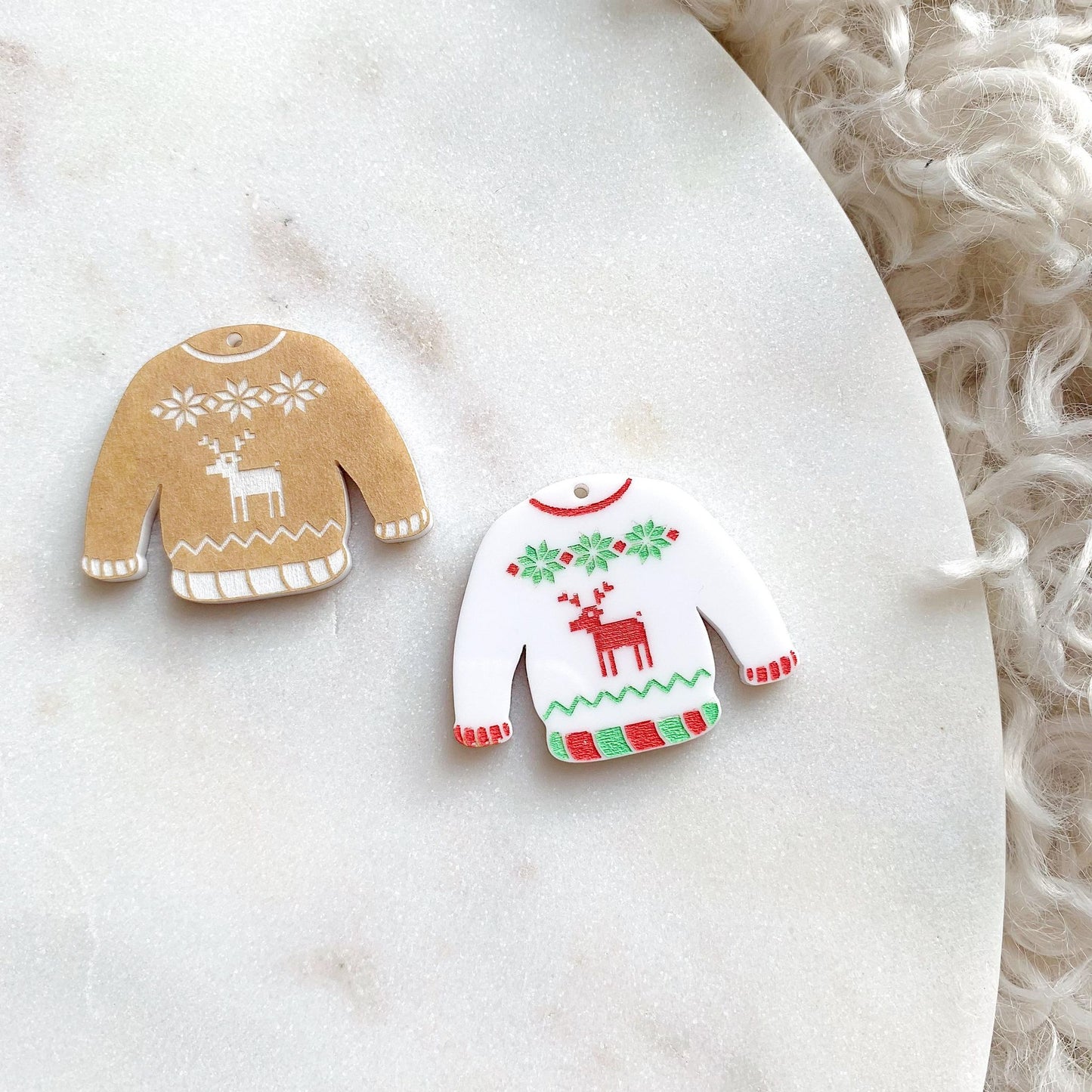 Ugly Sweater - Paint Fill Dangles
