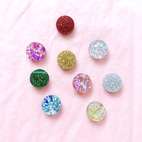15mm Pair of Circle Stud Blanks