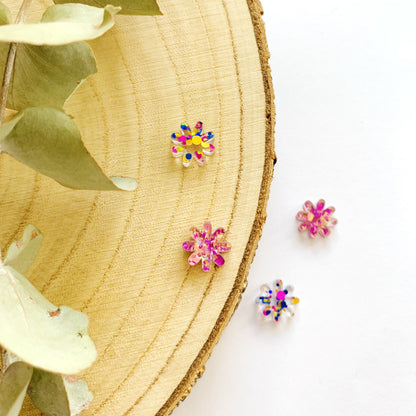 15mm Flower Pair