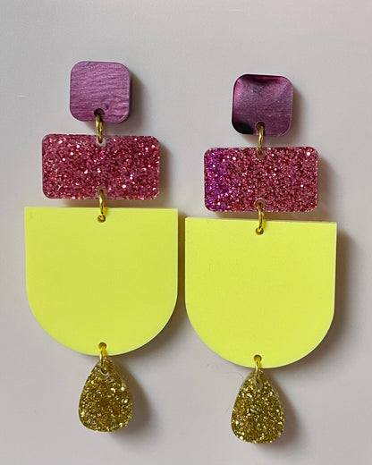 12mm Rounded Square Stud Pair