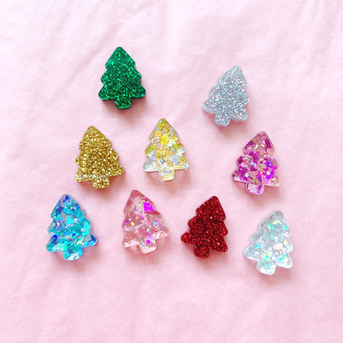 Blank Pair 15mm Christmas tree studs