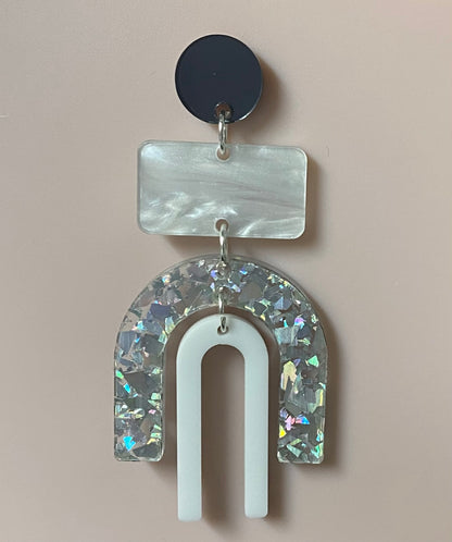 Narrow Arch Pair Of Dangle Blanks