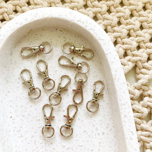 Silver 32mm Lobster Clasp 20 pack