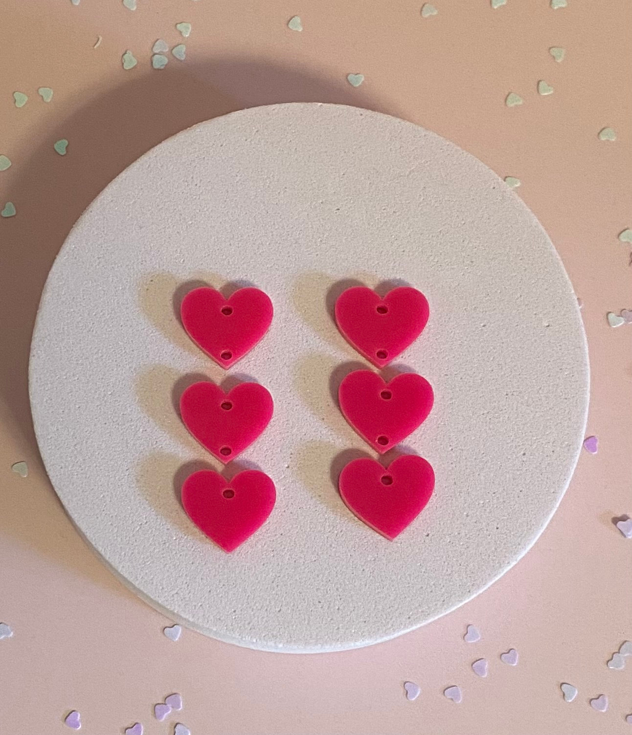 Waterfall Heart Dangles